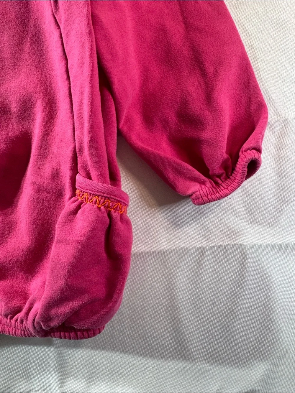 Gymboree 5 Hot Pink Girls' Gathered Neck Pullover